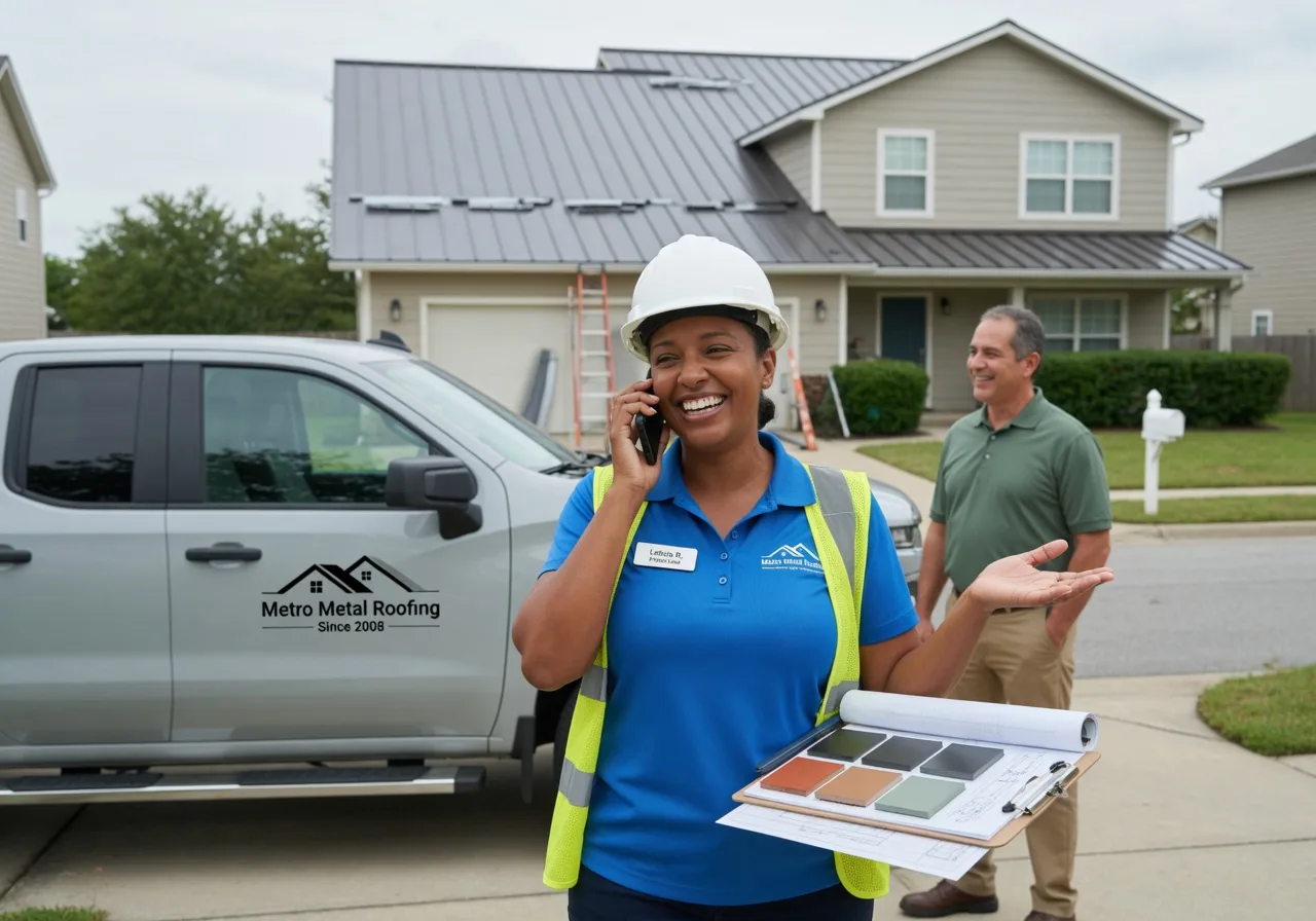 Storm Damage Metal Roof Repair in Hartsfield, GA