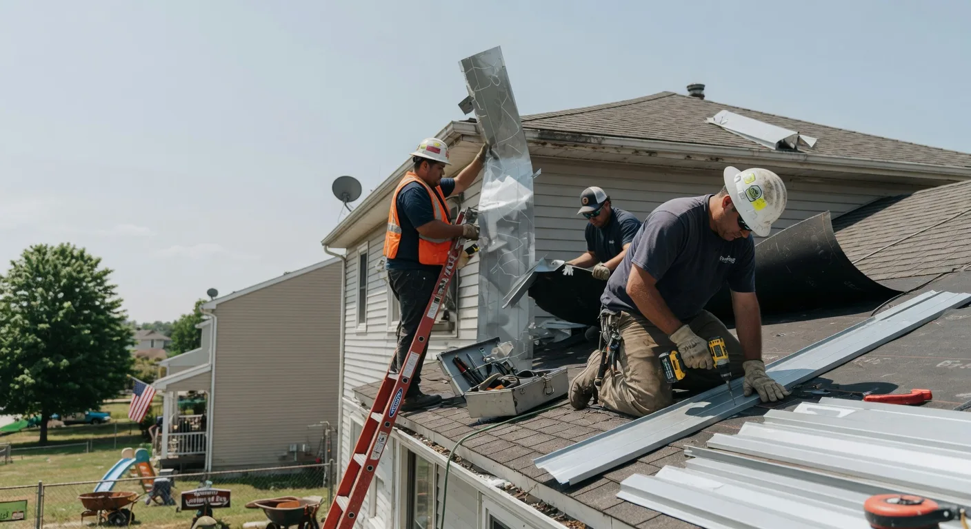 Storm Damage Metal Roof Repair in Hartsfield, GA